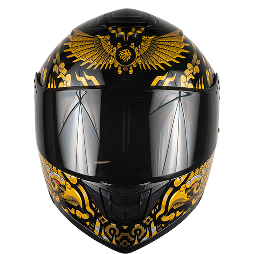 CASCO ZERO KUAUHTLI DORADO Cascos KOV + de motociclista