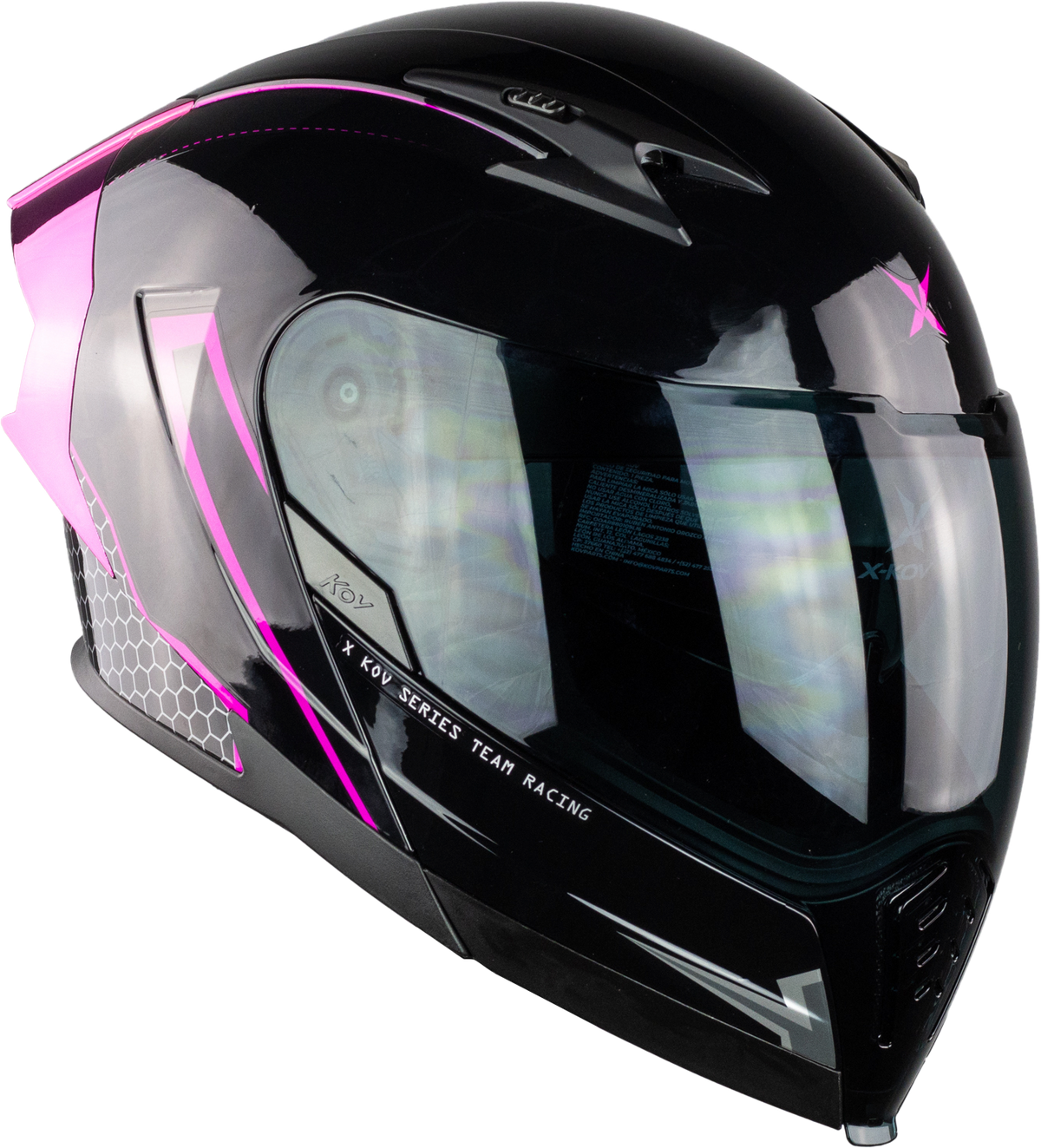 CASCO LATIN X RIVALRY NEGRO FIUSHA Cascos X-KOV + de motociclista