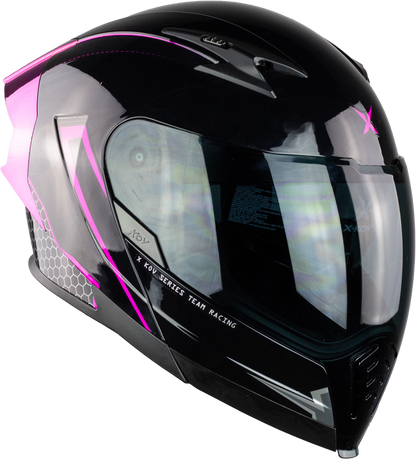 CASCO LATIN X RIVALRY NEGRO FIUSHA Cascos X-KOV + de motociclista