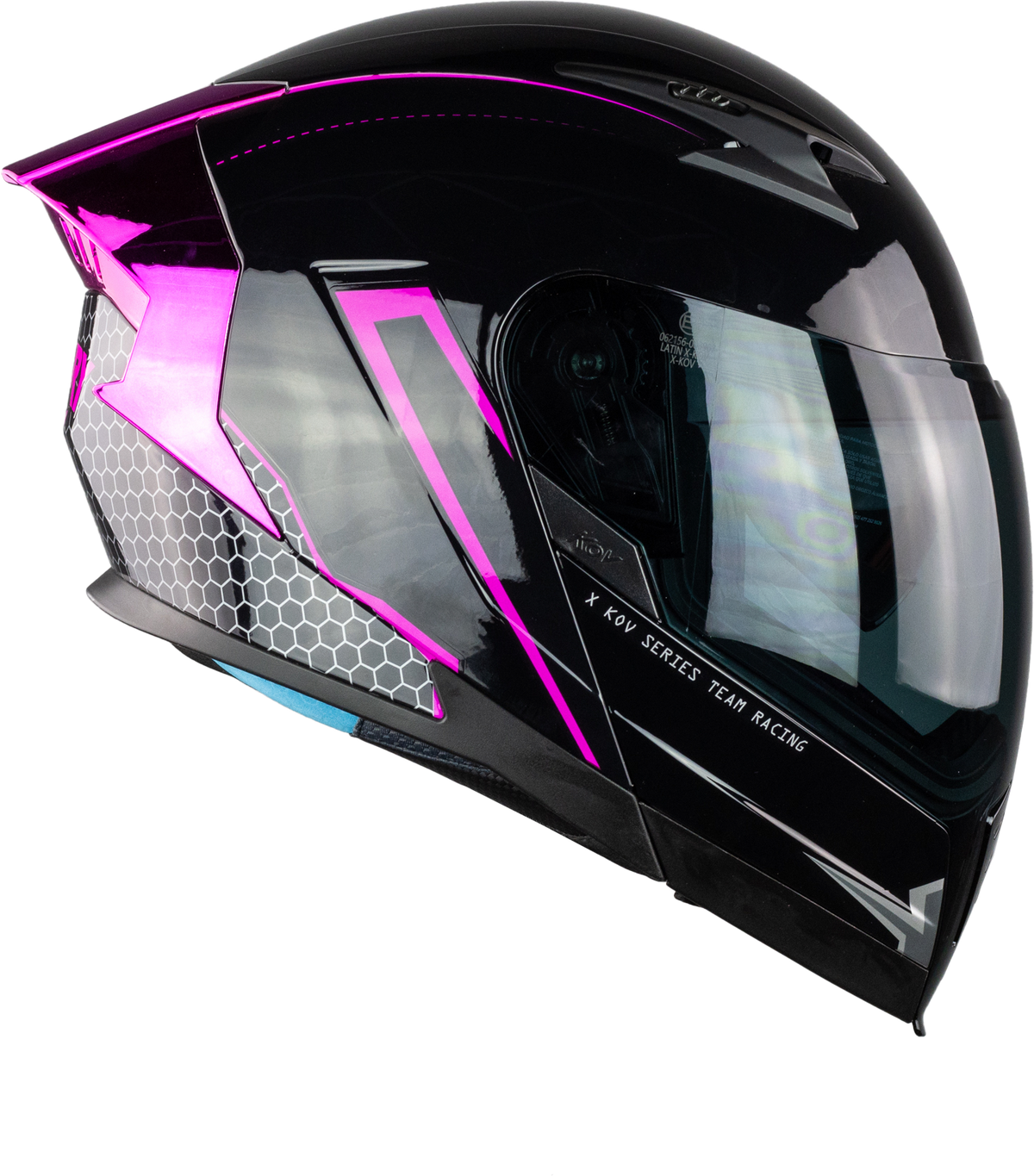 CASCO LATIN X RIVALRY NEGRO FIUSHA Cascos X-KOV + de motociclista