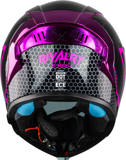 CASCO LATIN X RIVALRY NEGRO FIUSHA Cascos X-KOV + de motociclista