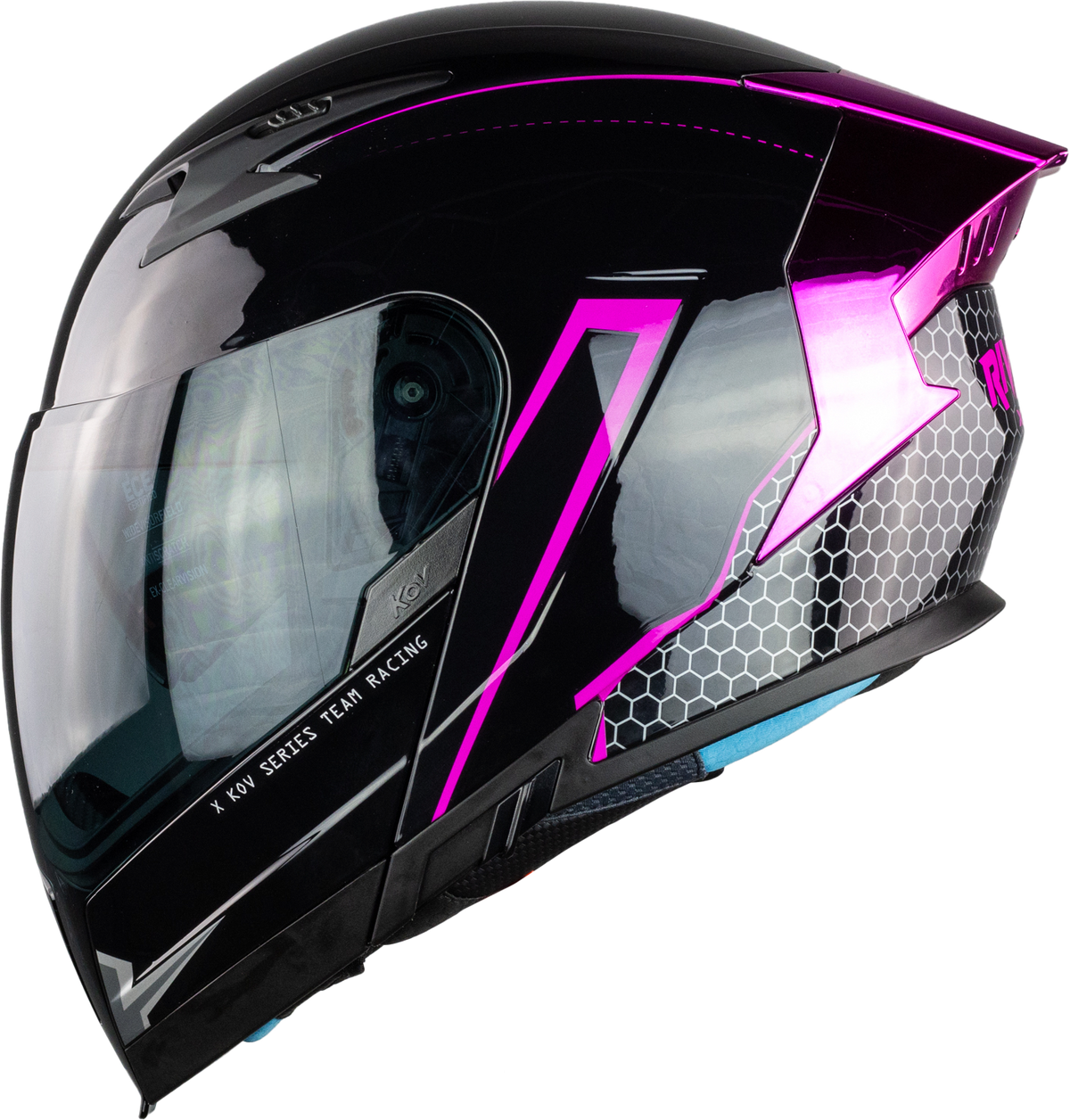 CASCO LATIN X RIVALRY NEGRO FIUSHA Cascos X-KOV + de motociclista