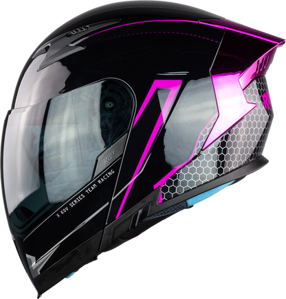 CASCO LATIN X RIVALRY NEGRO FIUSHA Cascos X-KOV + de motociclista