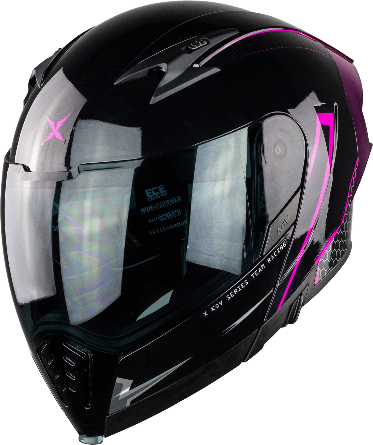 CASCO LATIN X RIVALRY NEGRO FIUSHA Cascos X-KOV + de motociclista
