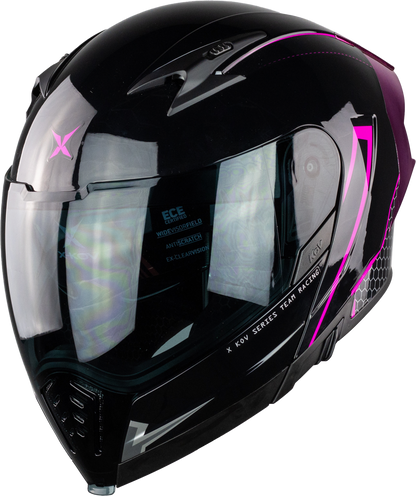CASCO LATIN X RIVALRY NEGRO FIUSHA Cascos X-KOV + de motociclista