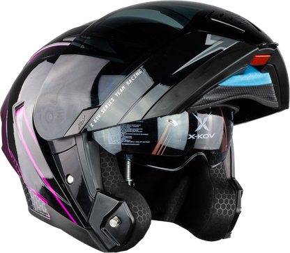 CASCO LATIN X RIVALRY NEGRO FIUSHA Cascos X-KOV + de motociclista