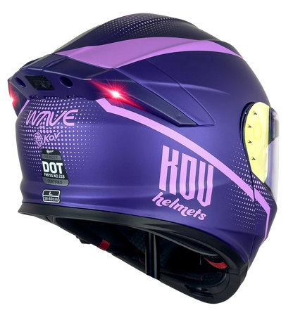 CASCO THUNDER WAVES MORADO