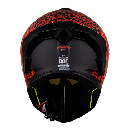 CASCO BUSTER FLOW ROJO Cascos KOV + de motociclista