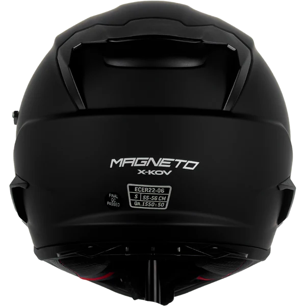 X-KOV CASCO MAGNETO NEGRO SOLIDO MATE