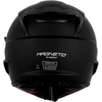 X-KOV CASCO MAGNETO NEGRO SOLIDO MATE