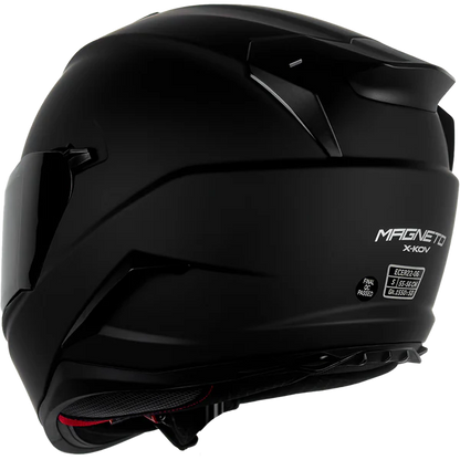 X-KOV CASCO MAGNETO NEGRO SOLIDO MATE