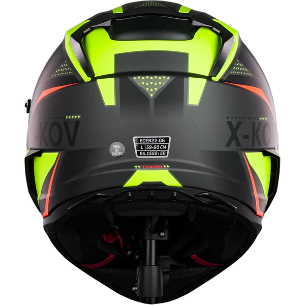 X-KOV CASCO MAGNETO NITRO NEON AMARILLO