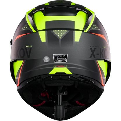 X-KOV CASCO MAGNETO NITRO NEON AMARILLO