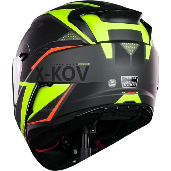 X-KOV CASCO MAGNETO NITRO NEON AMARILLO