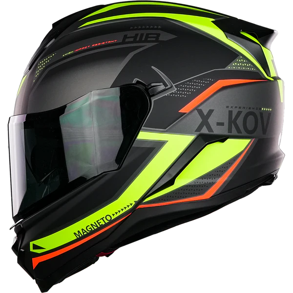 X-KOV CASCO MAGNETO NITRO NEON AMARILLO
