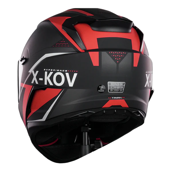 X-KOV CASCO MAGNETO NITRO ROJO