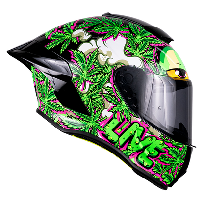 CASCO BUSTER MARY JANE VERDE FLUORESCENTE 1