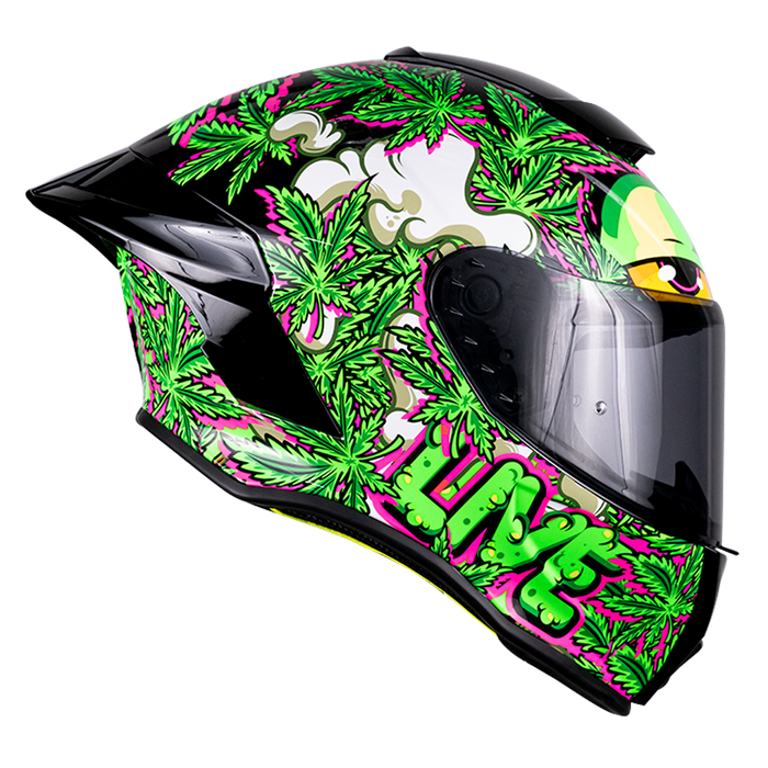CASCO BUSTER MARY JANE VERDE FLUORESCENTE 1