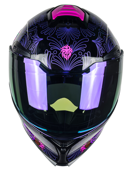 CASCO ORION CATRINA ROSA CON MICA DE REGALO 2