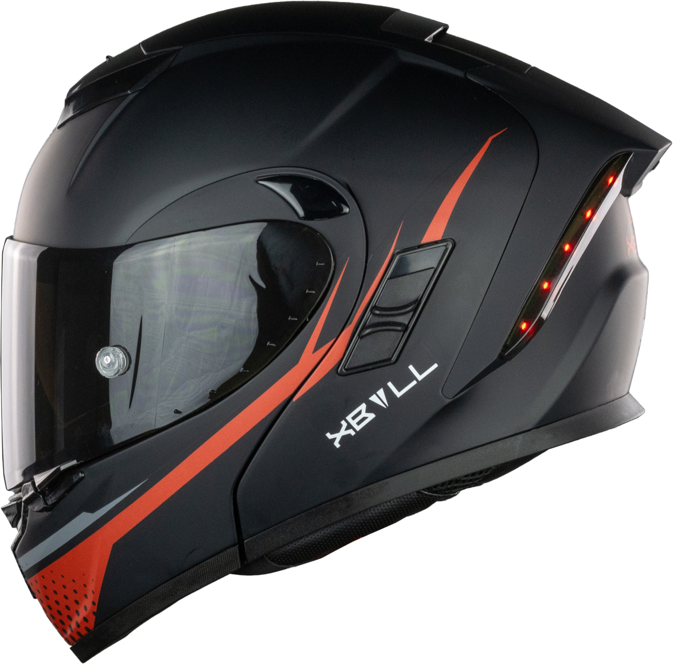 PULSE NEGRO ROJO CON LED