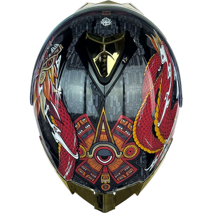 CASCO THUNDER QUETZALCOATL ROJO