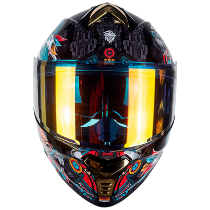 CASCO THUNDER QUETZALCOATL VERDE