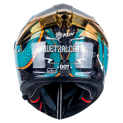 CASCO THUNDER QUETZALCOATL VERDE