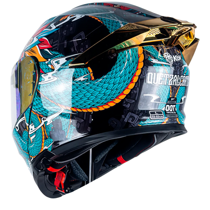CASCO THUNDER QUETZALCOATL VERDE