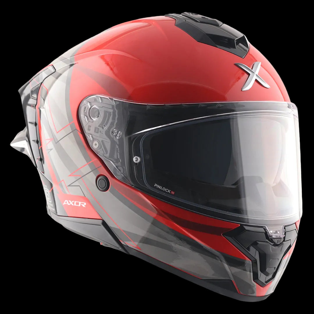 CASCO BRUTALE SURGES ROJO/GRIS