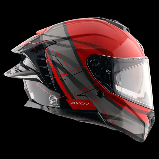 CASCO BRUTALE SURGES ROJO/GRIS
