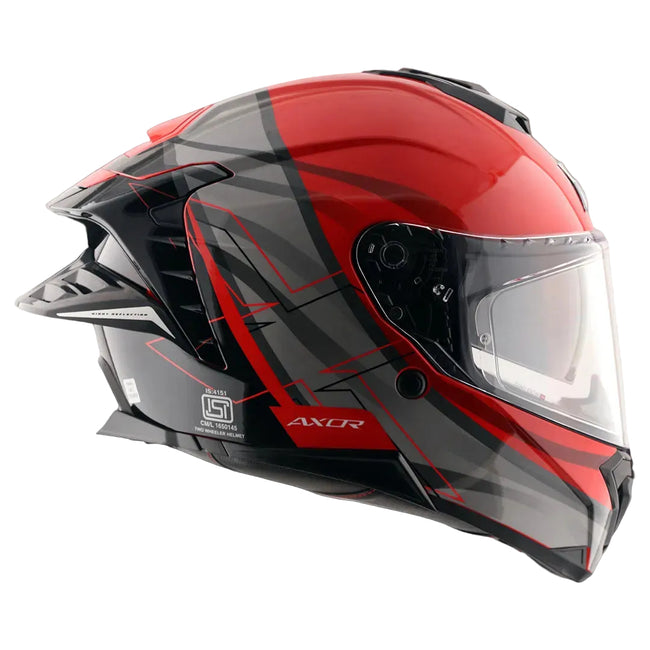 CASCO BRUTALE SURGES ROJO/GRIS