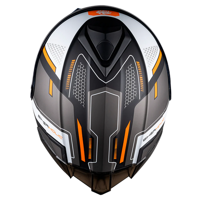 CASCO THUNDER REVENGE NARANJA