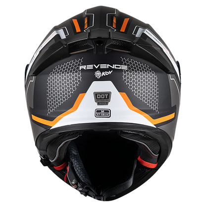 CASCO THUNDER REVENGE NARANJA