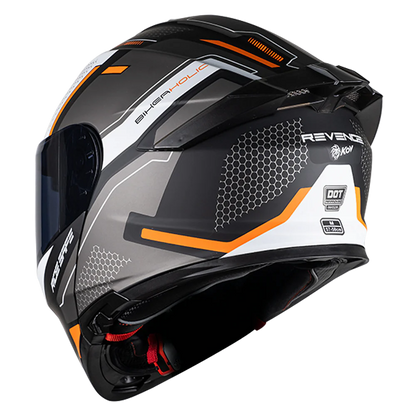 CASCO THUNDER REVENGE NARANJA