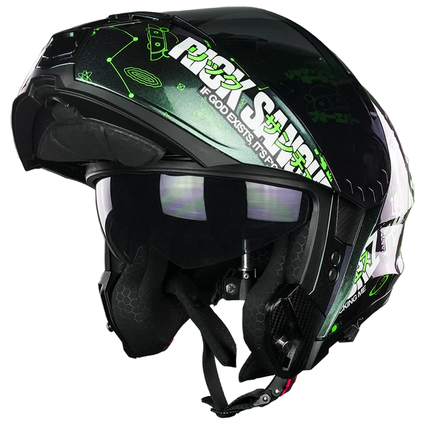 RICK Y MORTY CASCO SNOW RICK SANCHEZ NEGRO