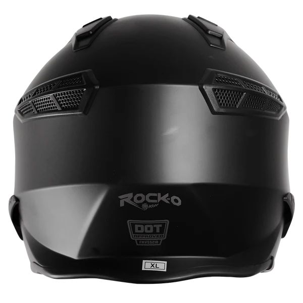 CASCO ROCK-O SOLIDO NEGRO MATE