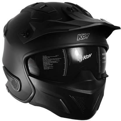 CASCO ROCK-O SOLIDO NEGRO MATE