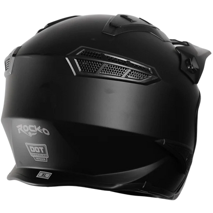 CASCO ROCK-O SOLIDO NEGRO MATE
