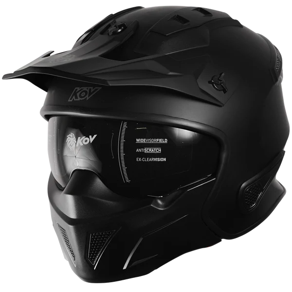 CASCO ROCK-O SOLIDO NEGRO MATE