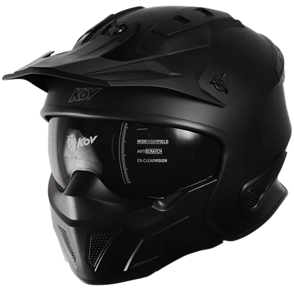 CASCO ROCK-O SOLIDO NEGRO MATE