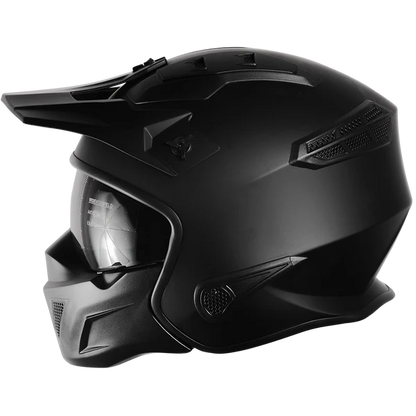 CASCO ROCK-O SOLIDO NEGRO MATE