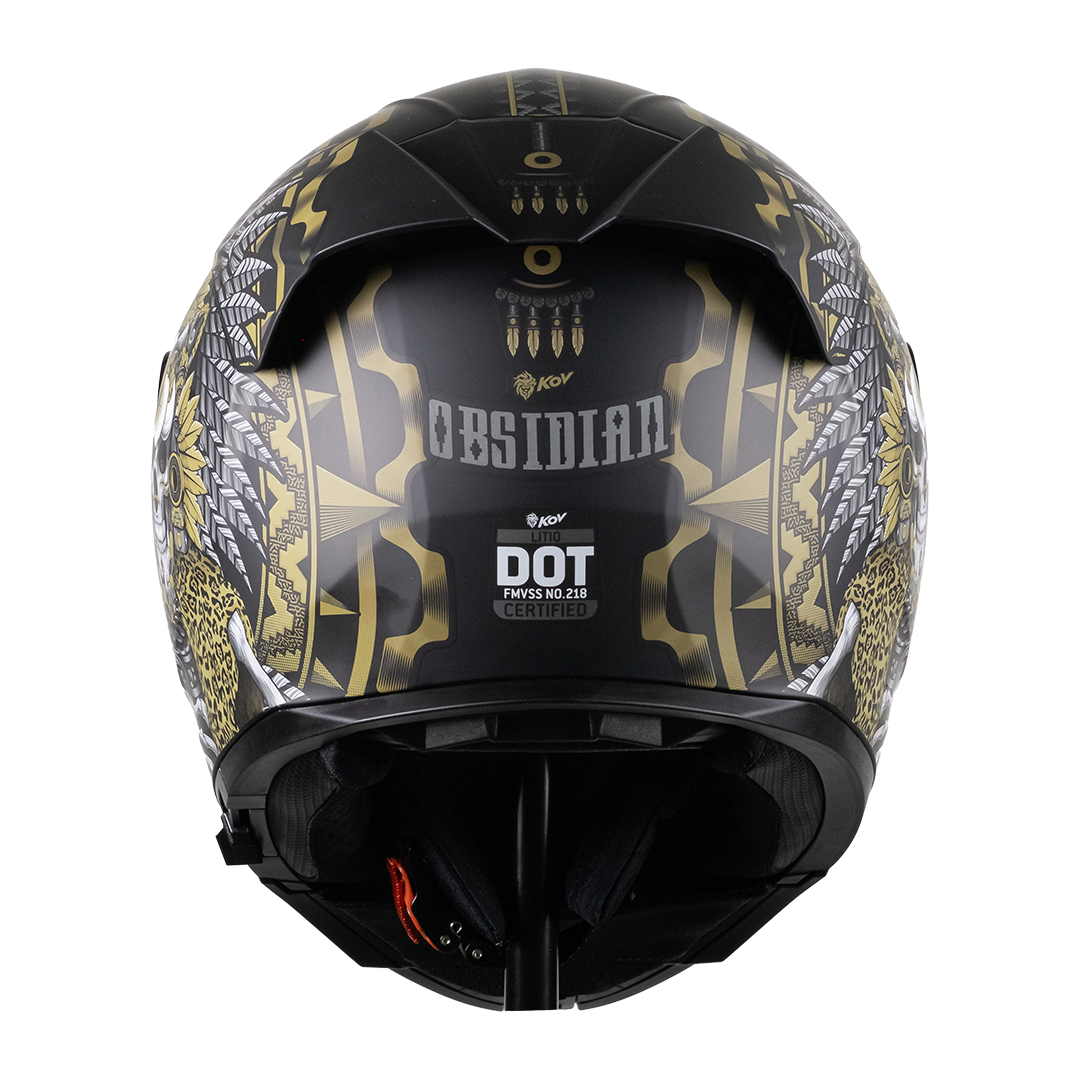 CASCO LITIO OBSIDIAN DORADO 4