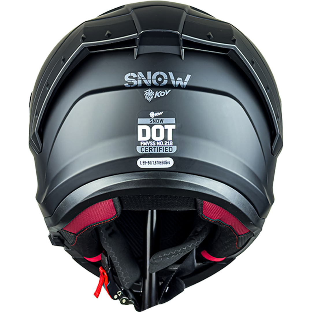 CASCO SNOW NEGRO MATE 4