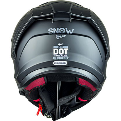 CASCO SNOW NEGRO MATE 4