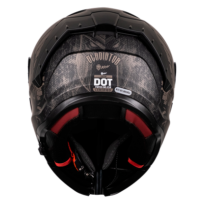 CASCO SNOW GLADIATOR NEGRO MATE Cascos KOV + de motociclista