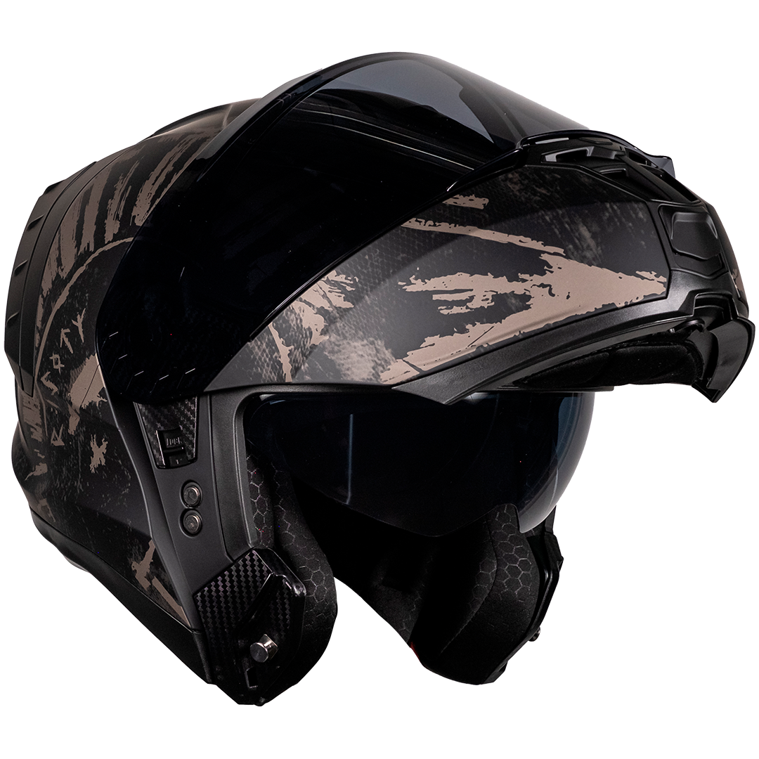 CASCO SNOW GLADIATOR NEGRO MATE Cascos KOV + de motociclista