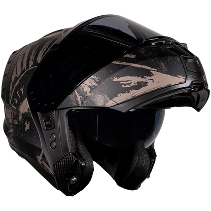 CASCO SNOW GLADIATOR NEGRO MATE Cascos KOV + de motociclista