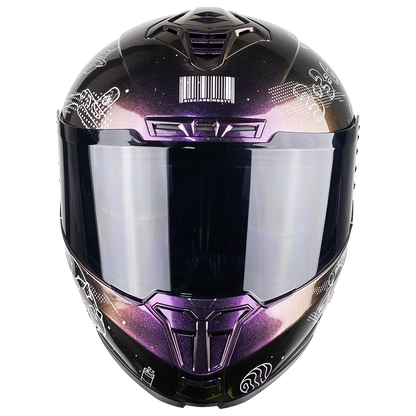 CASCO SNOW RICK & MORTY GALACTIC FLUORESCENTE 2