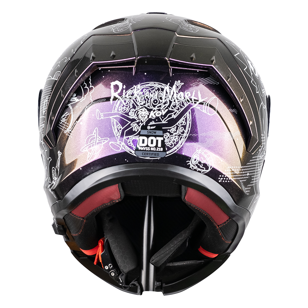 CASCO SNOW RICK & MORTY GALACTIC FLUORESCENTE 4