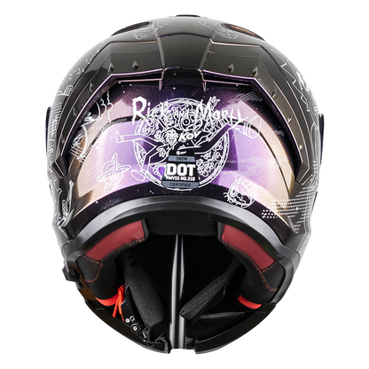 CASCO SNOW RICK & MORTY GALACTIC FLUORESCENTE 4
